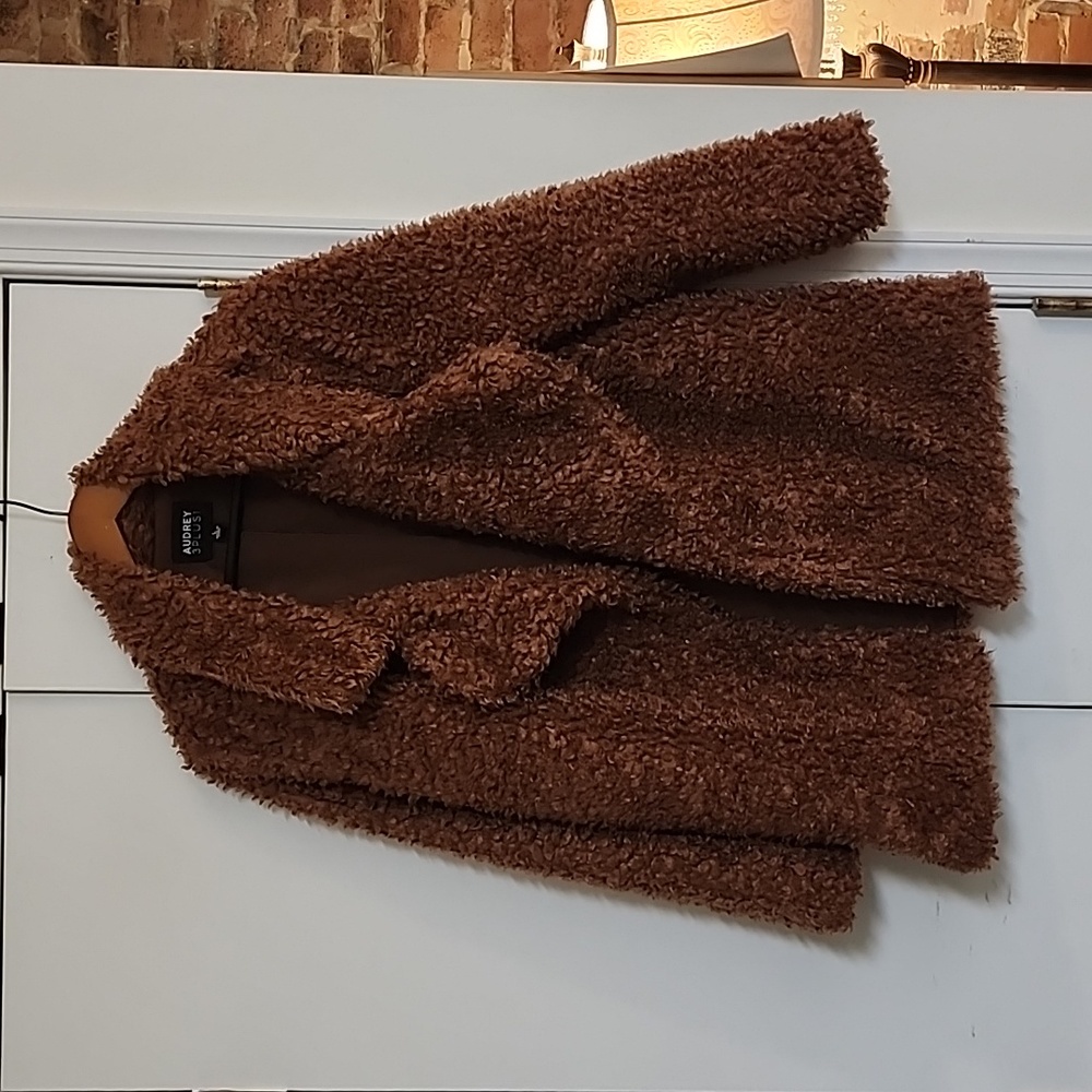 Audrey Brown Teddy Jacket